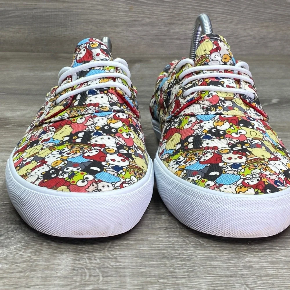 Lakai Camby Shoes Mens 10 Multicolor Hello Sanrio Character Print Skate Sneaker
